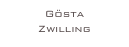 Gösta 
Zwilling